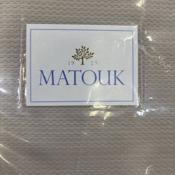 Matouk Augusta 100% Cotton KING Pillowsham Dune (ONE) - Picture 3 of 3